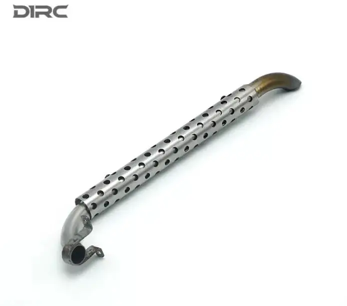 D1RC Metal Exhaust Pipe for 1/10 RC Car, Upgrade Parts for KM3 Short Course Fit For Truck Raptor F150