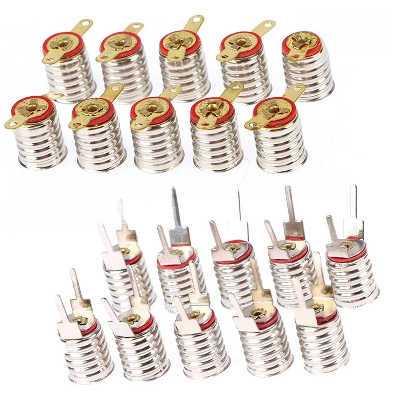 Support de lampe E10, douille, circuit expérimental domestique, accessoires de test électrique, 10 pièces