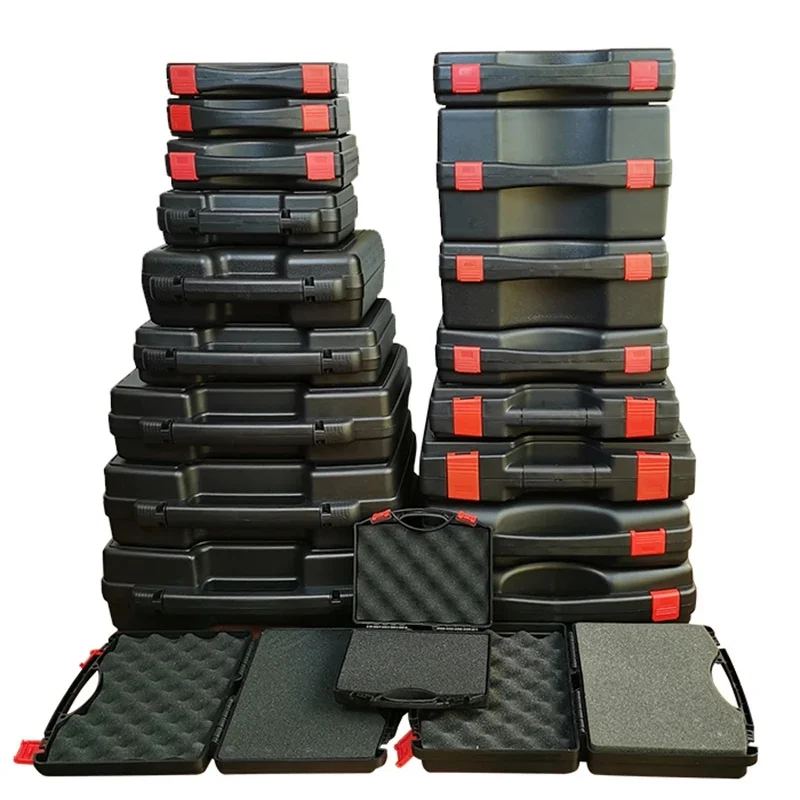 Multifunctionele Hardware ToolBox Draagbare Plastic Instrumentenkoffer Notebook Beschermende Opbergdoos Outdoor Apparatuur Gereedschapskoffer - afbeelding 2