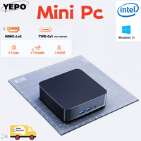 DIY Gaming Computer Mini PC AMD Inter N150 16GB DDR4 1TB SSD Windows 11 Wifi6 BT5.2 Portable Gaming Desktop Computer Minipc