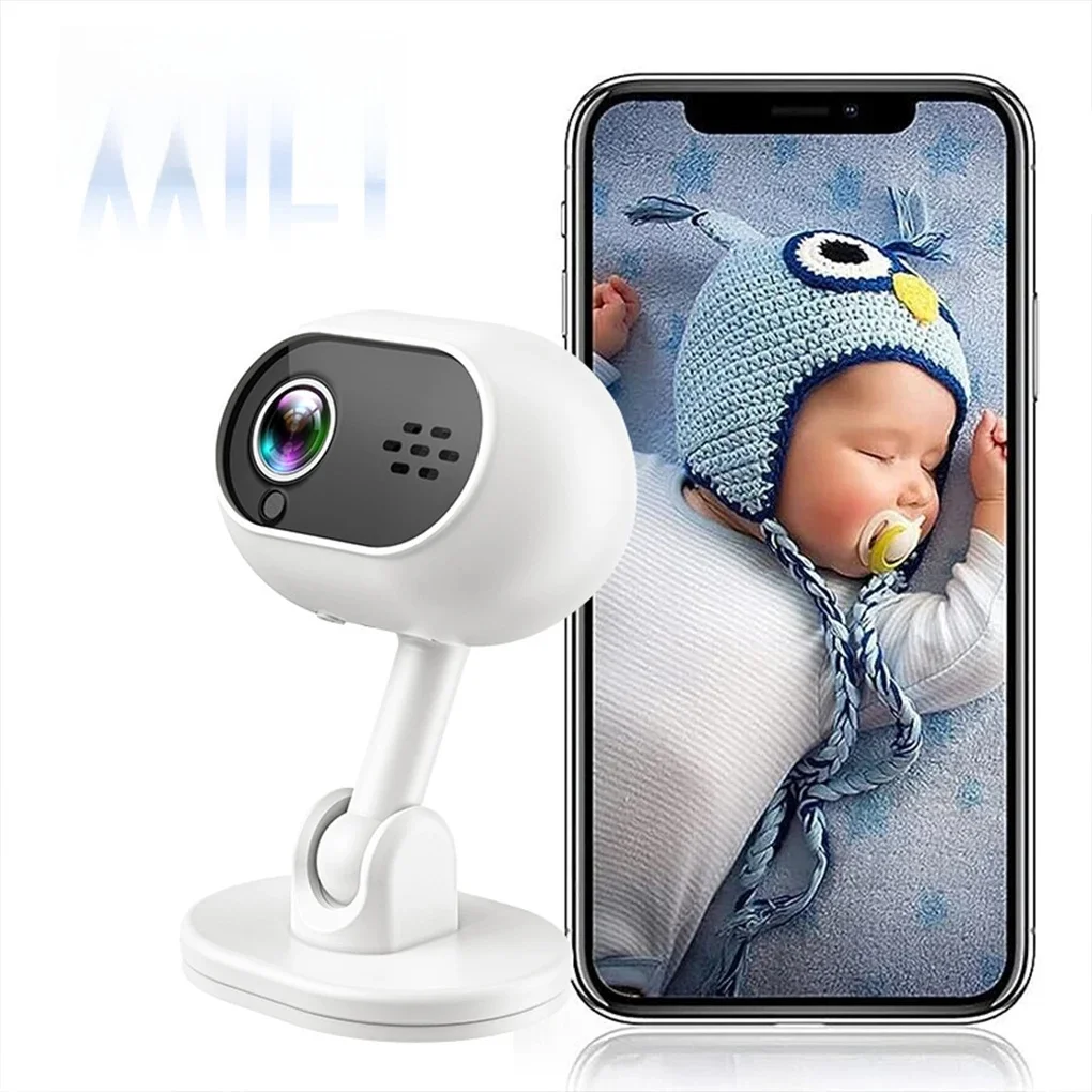 Caméra de surveillance WIFI 1080P pour bébé, détection de mouvement, alarme, rappel vocal interactif, Vision nocturne, surveillance pour bébé