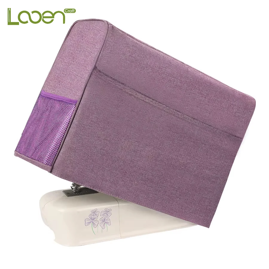 

Sewing Machine Dust Cover Purple Can Store Sewing Tools Storage Organizer Supplies Multi-functional Pouch For Crochet Hook