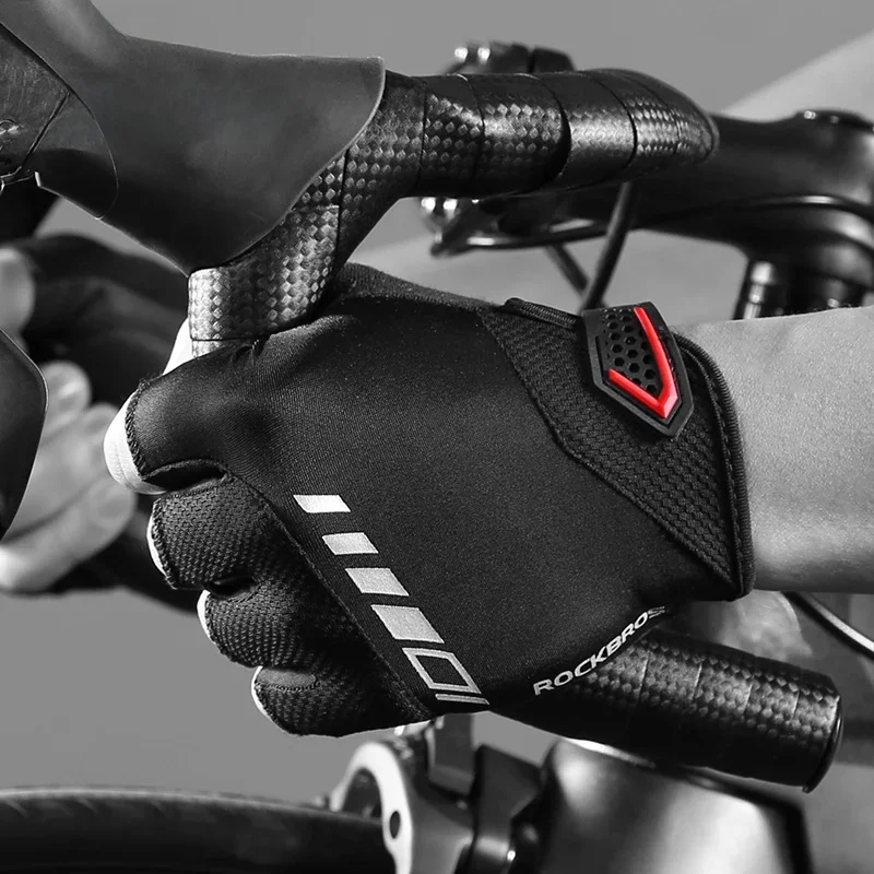 AliExpress ROCKBROS Half Finger Bike Gloves Breathable SBR GEL Pad Shockproof MTB Road Sports Bicycle Glove Men Women Cycling Shorts Gloves