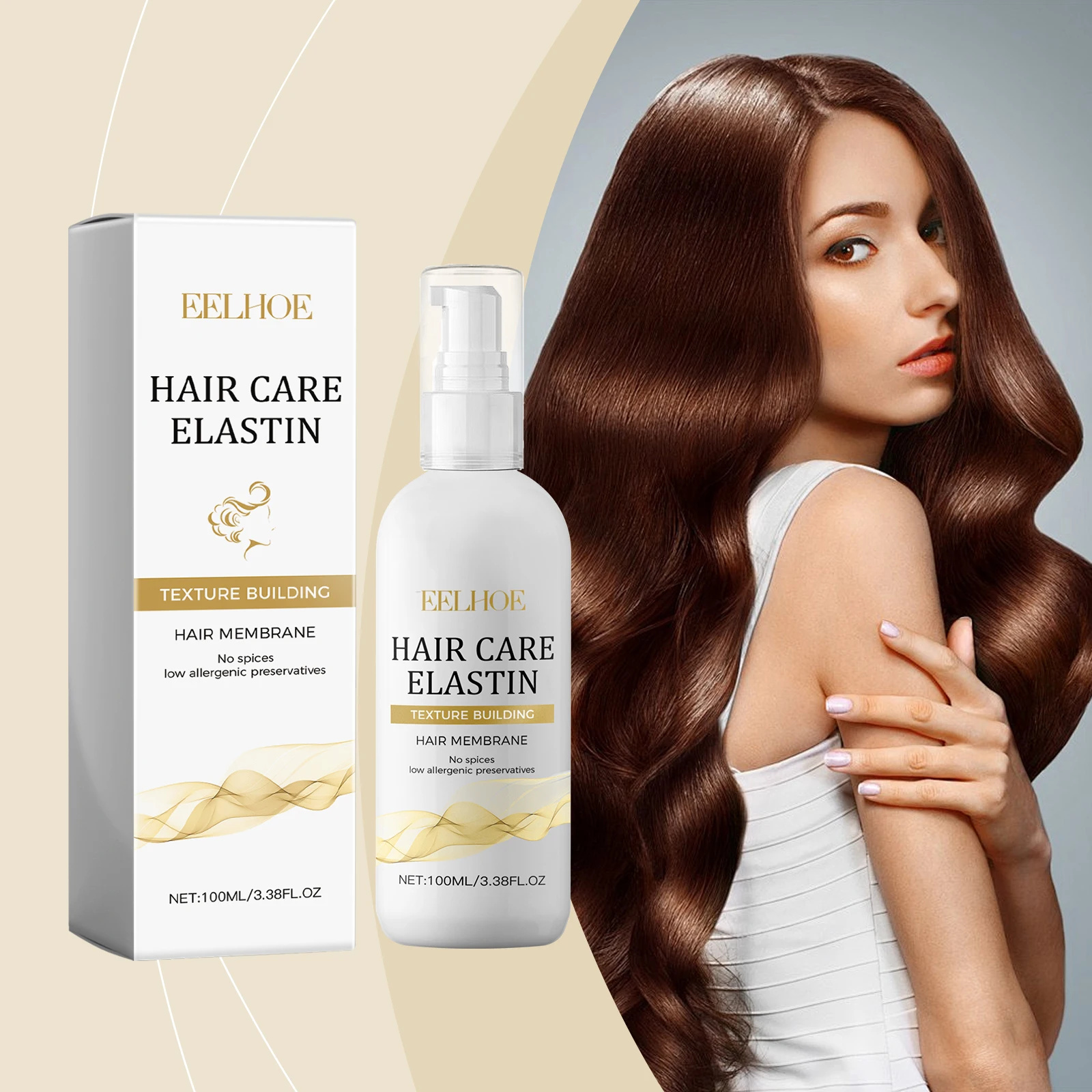 

Крем для определения локонов Укрепление волос Защита окружающей среды Здоровье кожи головы Уменьшение раздражения Кондиционирование волос Продукты эластины