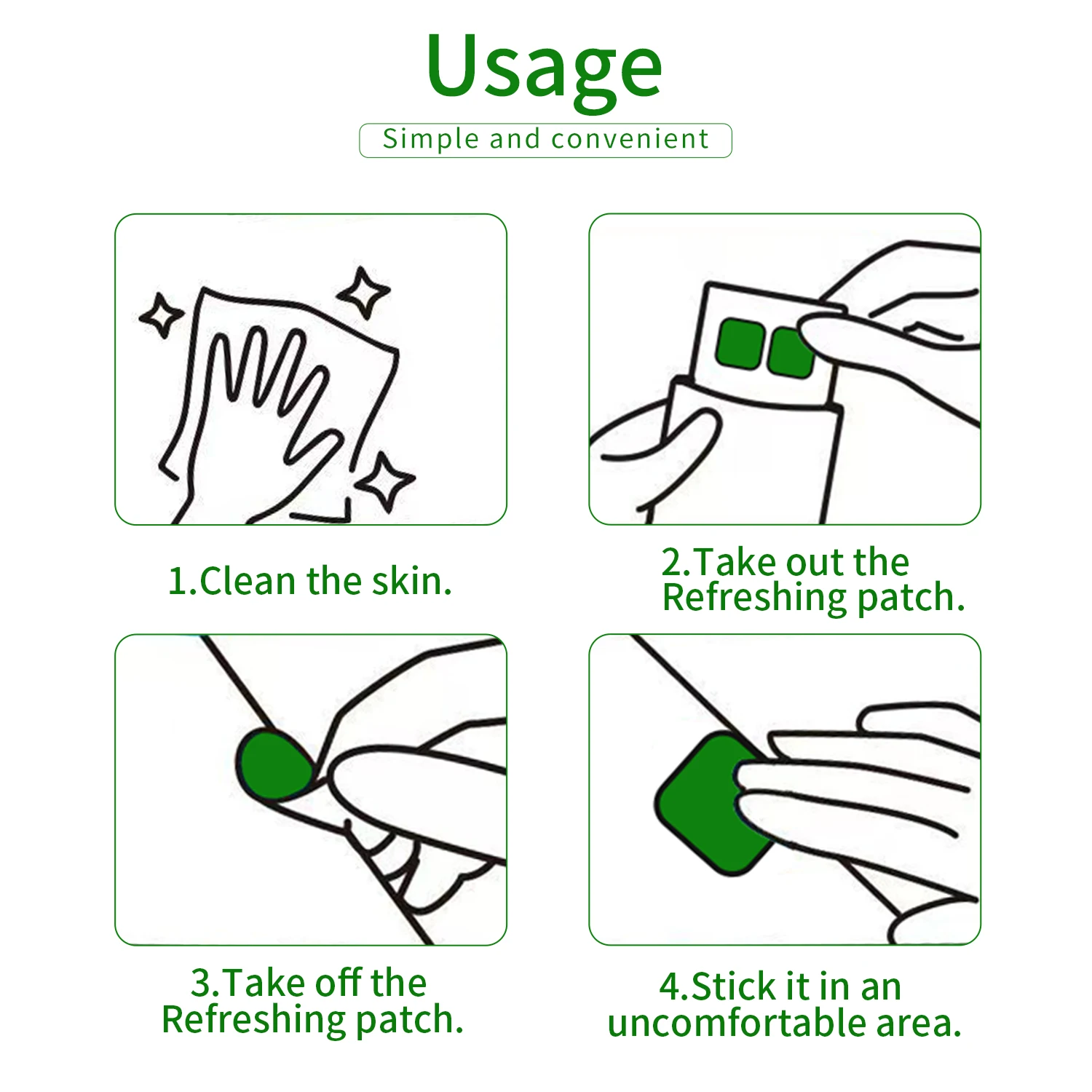 Refreshing patch insect bites, for Mosquitos, Ticks, Midges, Sandflies Bug bite Relief, Anti-Itch Patch, Insect bite Relief, Kid
