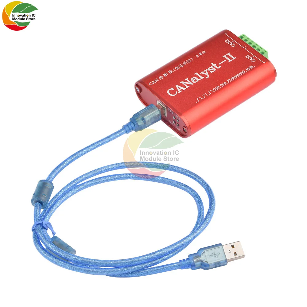 Ziqqucu CANalyst-II Analyzer Expansion Board Module Pro 2CH USB to CANBus USBCAN Analyzer 2500 VRMS ZLG CANTest CANPro Isolator