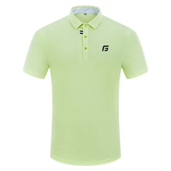 Golfist Golf T-shirt for Men Short Sleeves Polo Shirt Quick Dry Breathable Comfort Leisure Sportswear