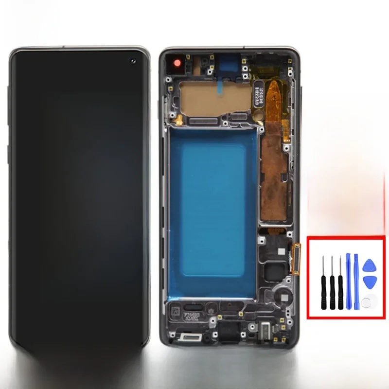 SM S10 Mobile Phone Lcds for galaxy S10 display pantalla for samsung galaxy S10 lcd for samsung S10 screen replacement