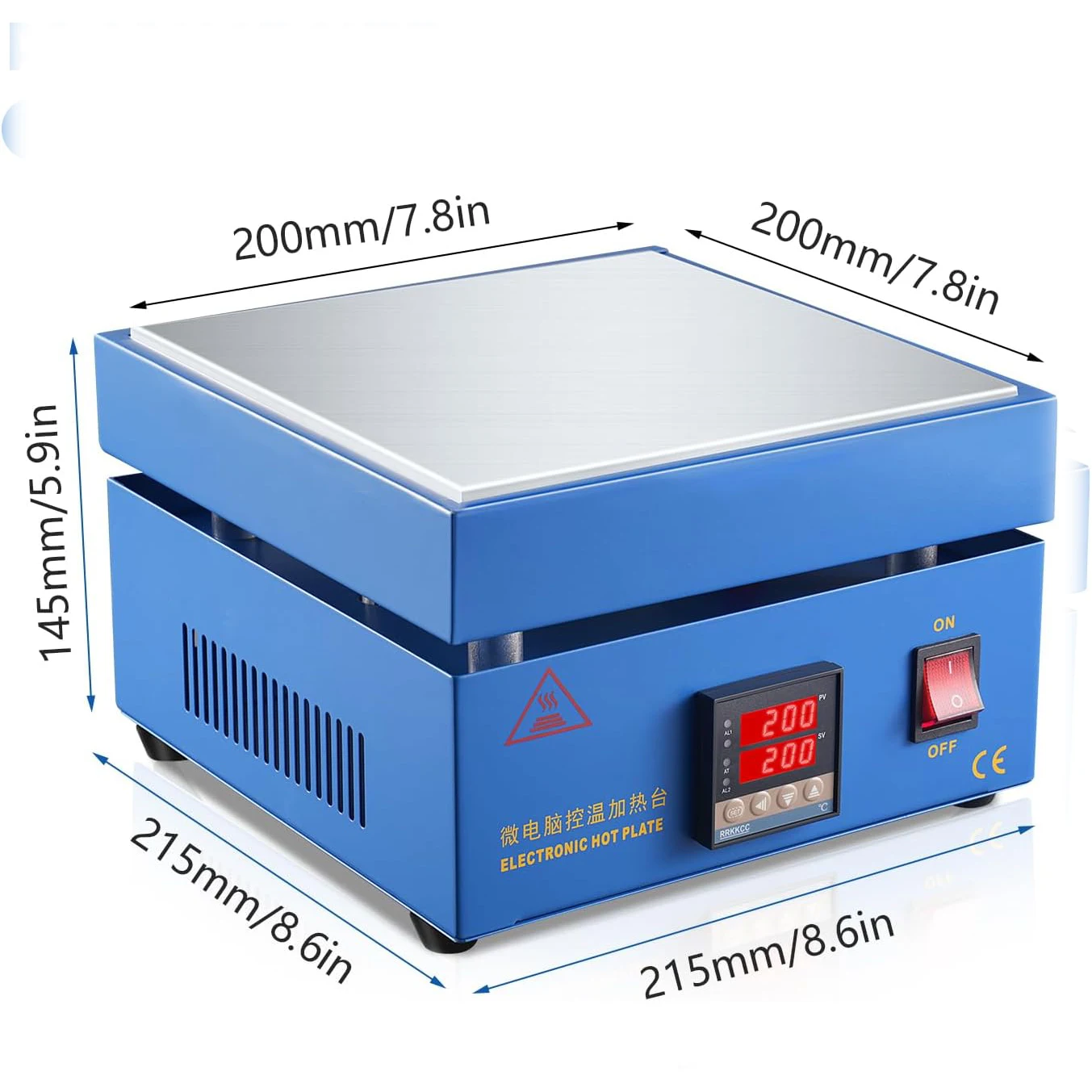 350W/500W Verwarmingsstation Digitaal voorverwarmingsplatform Elektronische verwarmingsplaat Onderhoudsverwarmingsstation voor PCB LCD-schermreparatie