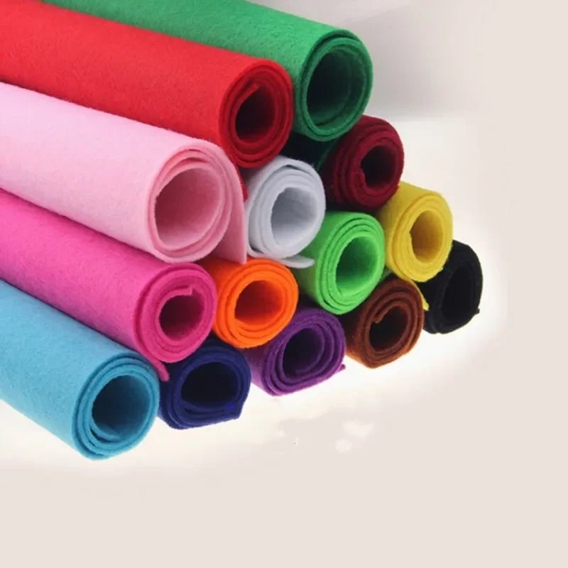 2 mm grubszy filc tkaniny DIY Handmade czuł zwierząt kwiaty Garland szycia przechowywania zabawki przedszkole boże narodzenie czuł dekoracje — zdjęcie 2