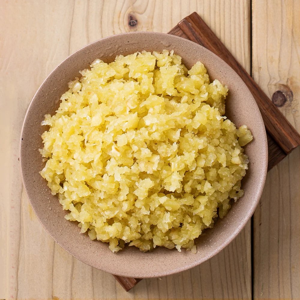 2025 Harvest ajo picado 1 kg y otros artículos, 0% agua, refrigerado