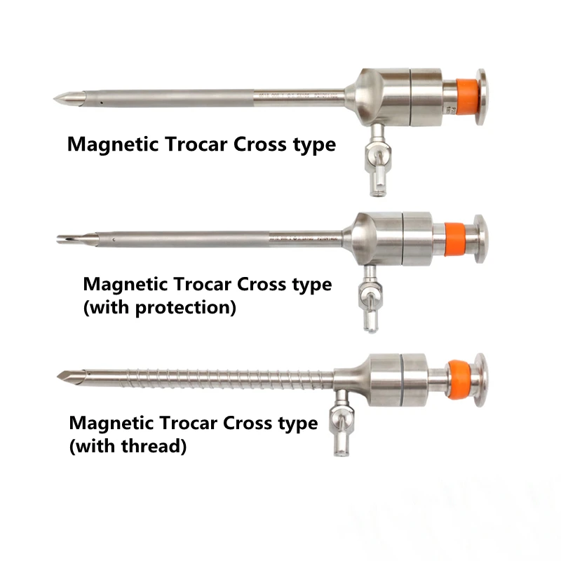 

Laparoscopic Surgical Instruments Reusable Surgical Cross Trocar Reusable Magnetic Trocar