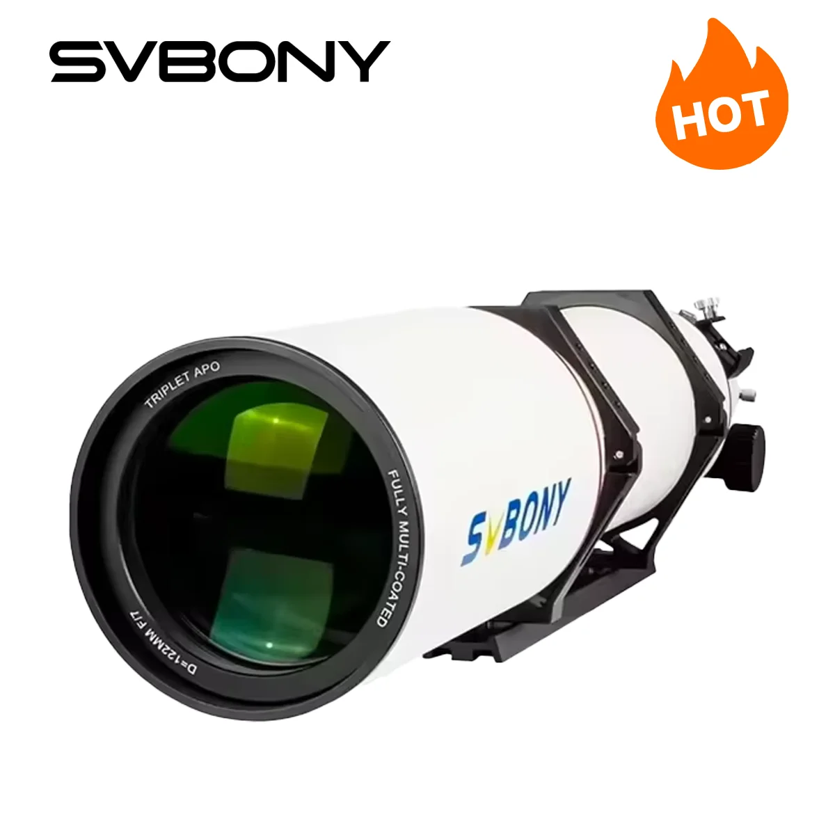 SVBONY SV550 122mm APO Telescope F7 FPL51 Apochromatic Triplet Refractor Telescope OTA Professional Astronomical Telescope