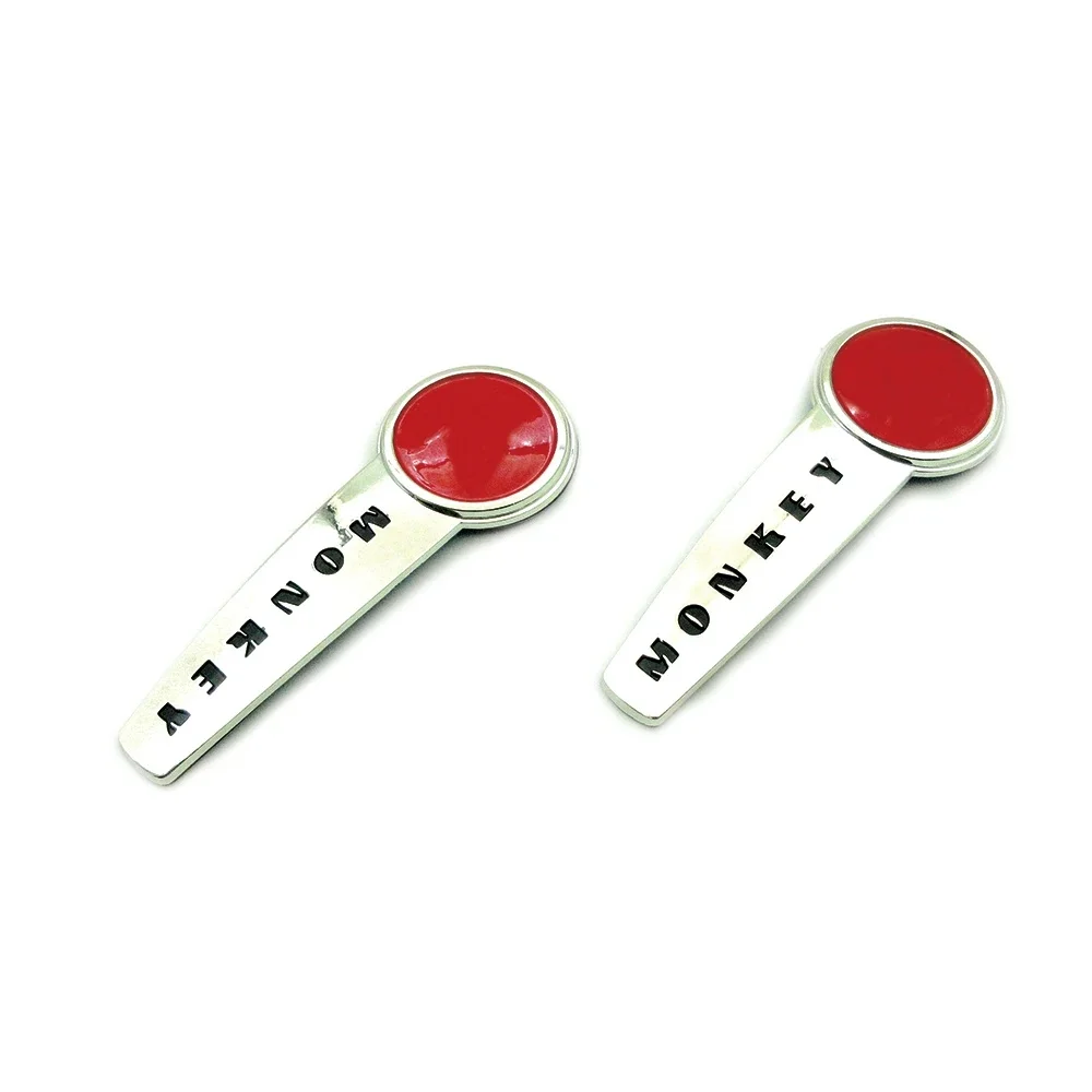 AliExpress Motorcycle Fuel Gas Tank Side Plastic Emblem Stickers Body Badge Decals Set For Honda Monkey 125 Fun Bike Sticker Decal 1 Pair