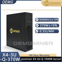 New Jasminer X4-3U-Q 1040M/s 370w ETHW ETC Miner Low Power Home Miner In Stock