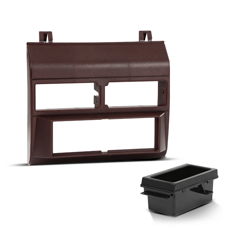 Dashboard Kit Pocket Frame Suitable for Chevrolet Gmc Trucks 1988-1994 Model Car Stereo Radio, Wine Red