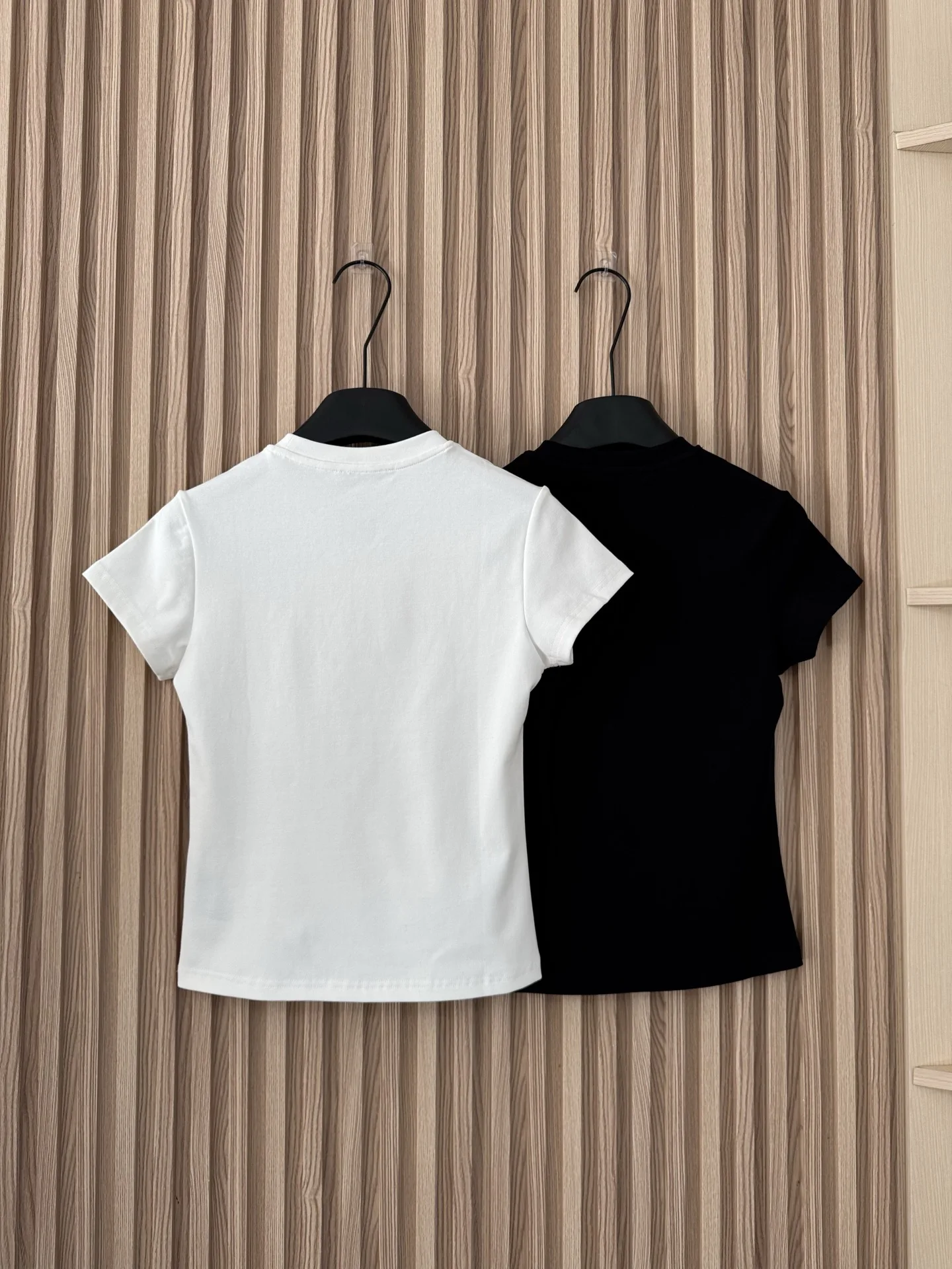 

2026 Spring/Summer New Style Women's Fashion Front-Placed Collar And Waist-Slimming Elasticated Short-Sleeved T-Shirt