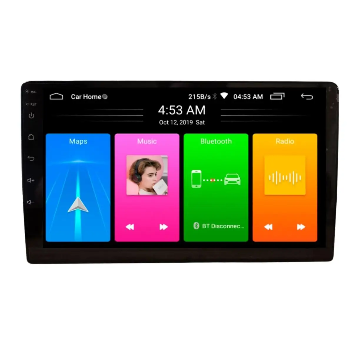 Central Multimidia 2 Din Android Auto Bt Usb Fp Import