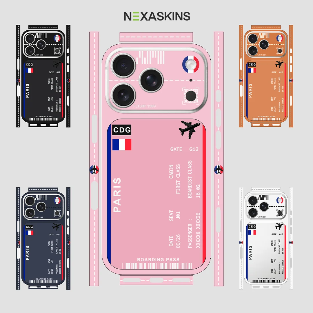 

For iPhone 17 Pro Max Premium Vinyl Skin Wrap Sticker Easy Apply Phone Decals Premium by Nexa Skins - IPM052 Tickets Collection