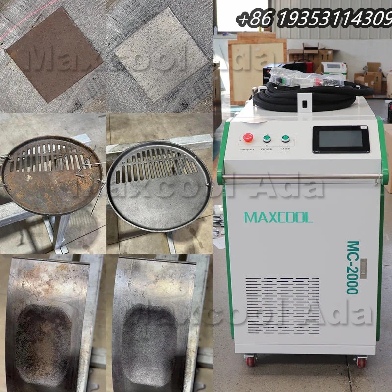 Handheld Laser Cleaning Machine 1500w Fiber Optic Portable 2000w Laser Rust Remover Industrial Cleaner
