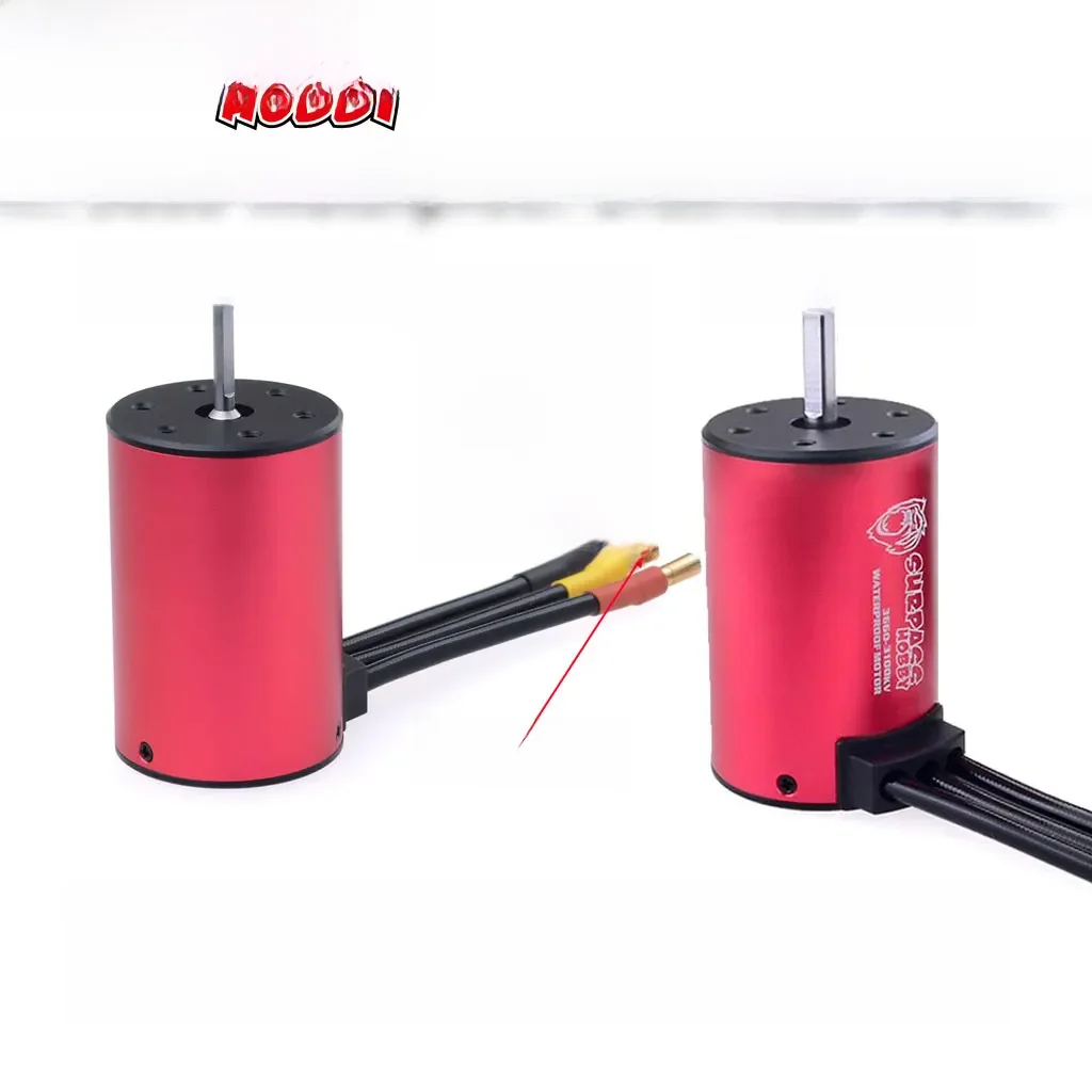 Surpasshobby Kk 3660 Waterdichte Borstelloze Motor 1750kv 2600kv 3500kv 4200kv Voor 1/8 1/10 2/3S Rc Auto Drift Racen Off-Road Truck - afbeelding 2