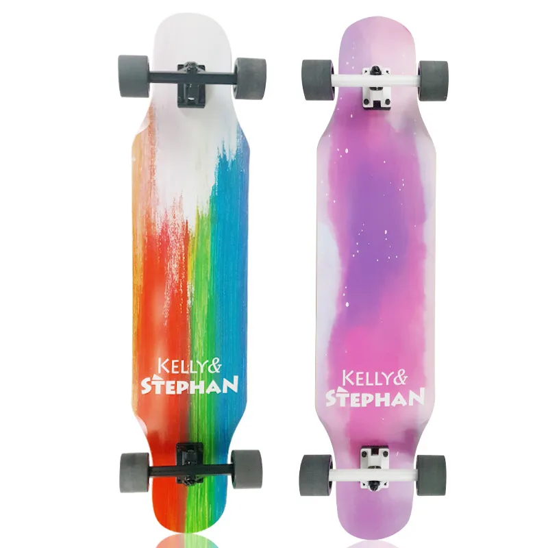 [Korea-shipped KC certification completed] Kelly & Stephan (bag T tool) dancing longboard 42 inch up to 100kg 8-fold butterfly