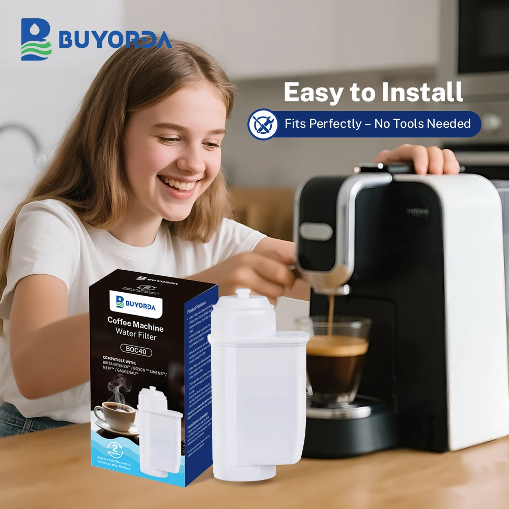Buyorda Coffee Water Filter Suitable for Siemens EQ Series Siemens TZ70003 TCZ7003 TCZ7033 for BRITA Intenza Bosch Water Filter
