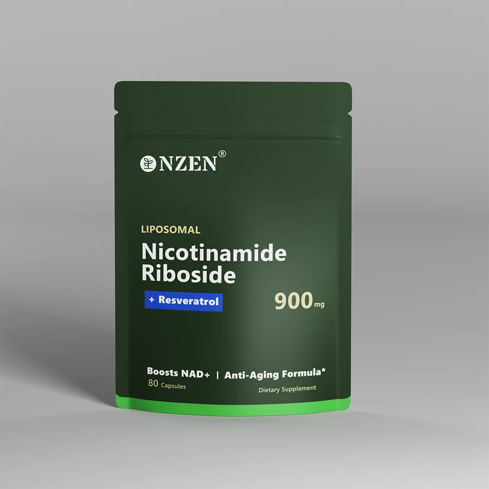 (Pack of 2) One Bag and One Bottle of NAD Supplement with liposomal nicotinamide riboside resveratrol and quercetin to support a