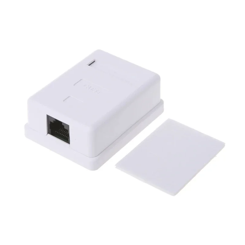 Cat5e 8P8C RJ45 8P8C HM-HB01 Model UTP Nieekranowany pojedynczy port do montażu na biurku Moduł sieciowy Łącznik ścienny Adapter Jack — zdjęcie produktu 7