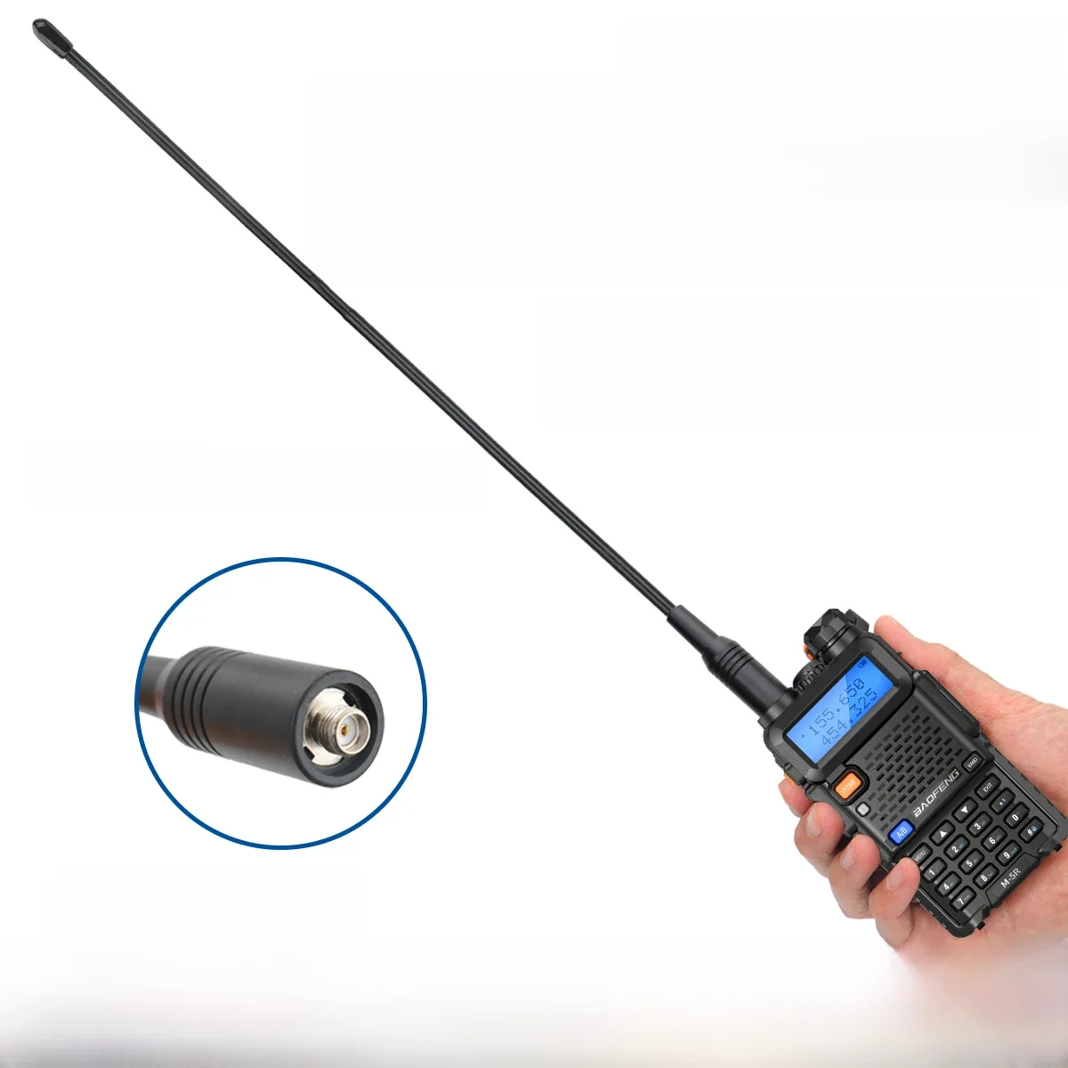 AM-771 Antena SMA-Female 108-136MHz do Quansheng UV K5 (8) K6 Baofeng UV 5RH 21 PRO V2 UV-98 Walkie Talkie Ham Radio — zdjęcie 2