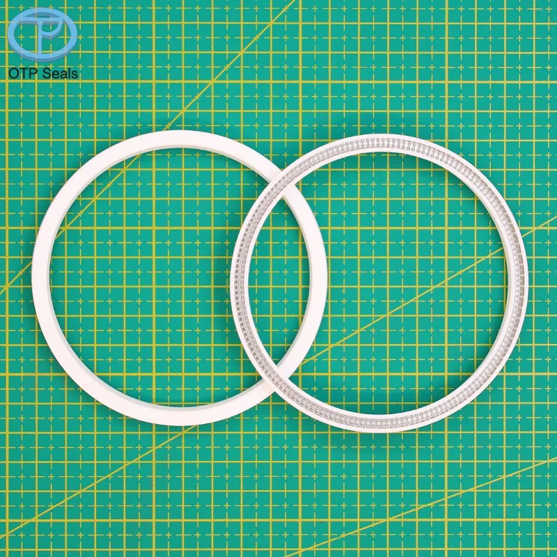 Spring seal ring for Shaft PTFE seals Stainless steel 316 V spring Polytetrafluoroethylene shaped part Non-standard customized