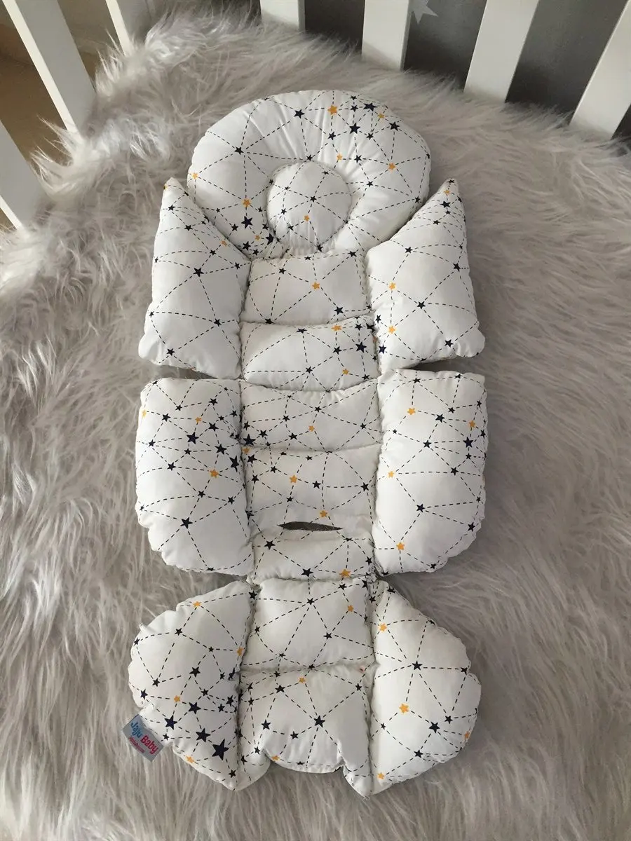 

Handmade Milky Way Patterned Baby Stroller Cushion