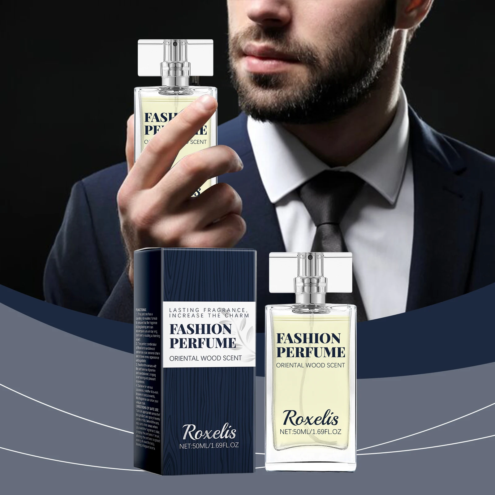 

Roxelis Oriental Wood Fashion Парфюм Прочный с ароматом Свежий аромат из натурального дерева Восточная деревянная модная туалетная вода