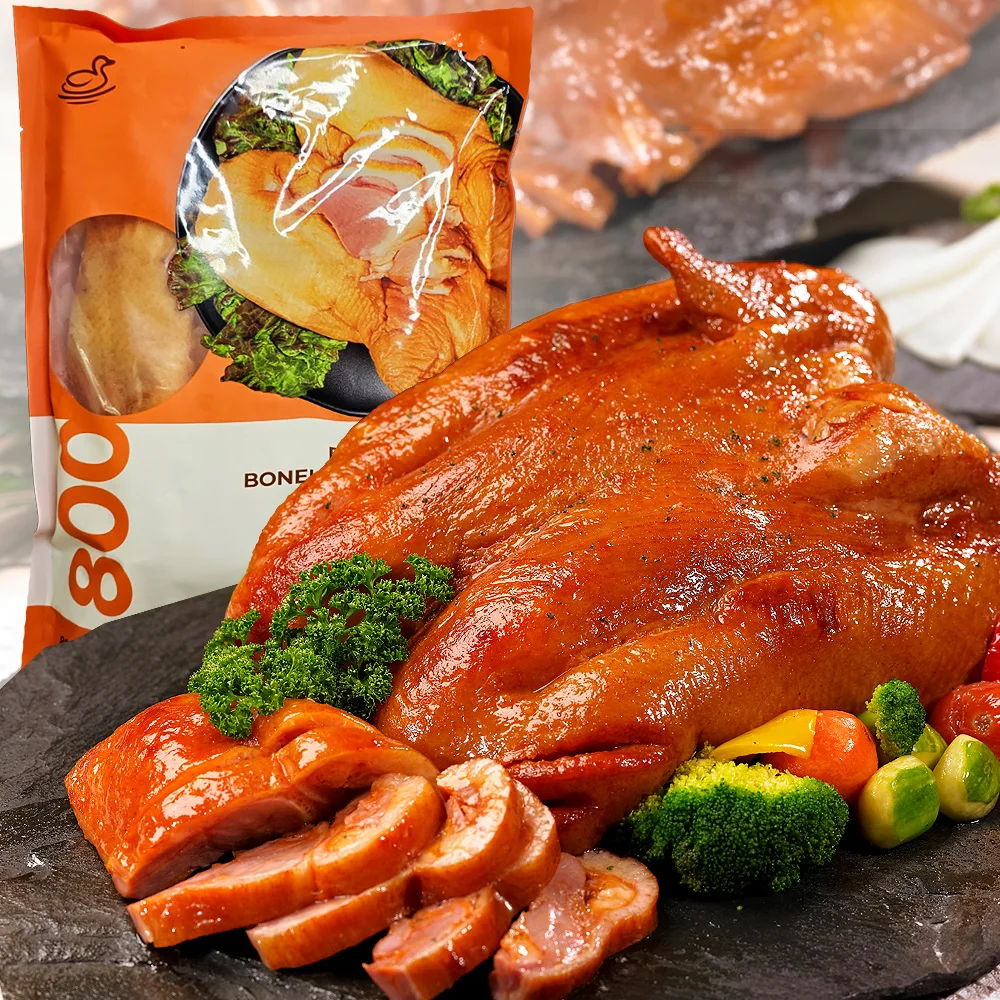 [Diningfox] Whole Smoked Duck meat Boneless 800g, Serves 4, Large Size, Camping Cooking