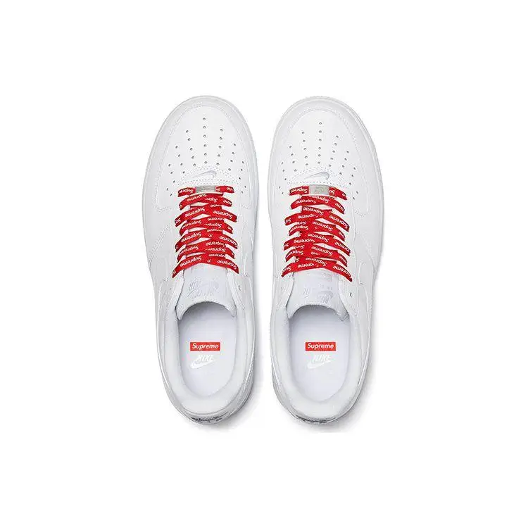 Nike Supreme x Air Force 1 Low Box Logo - White Unisex Sneakers
