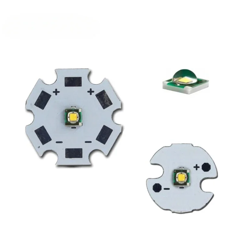 10szt 3W LED XPE XP-E R3 High Powr LED Chip Ciepła biel Zimna biel 3000K 6500K 8000K 10000K 13000K z płytką PCB 20mm 16mm — zdjęcie 2