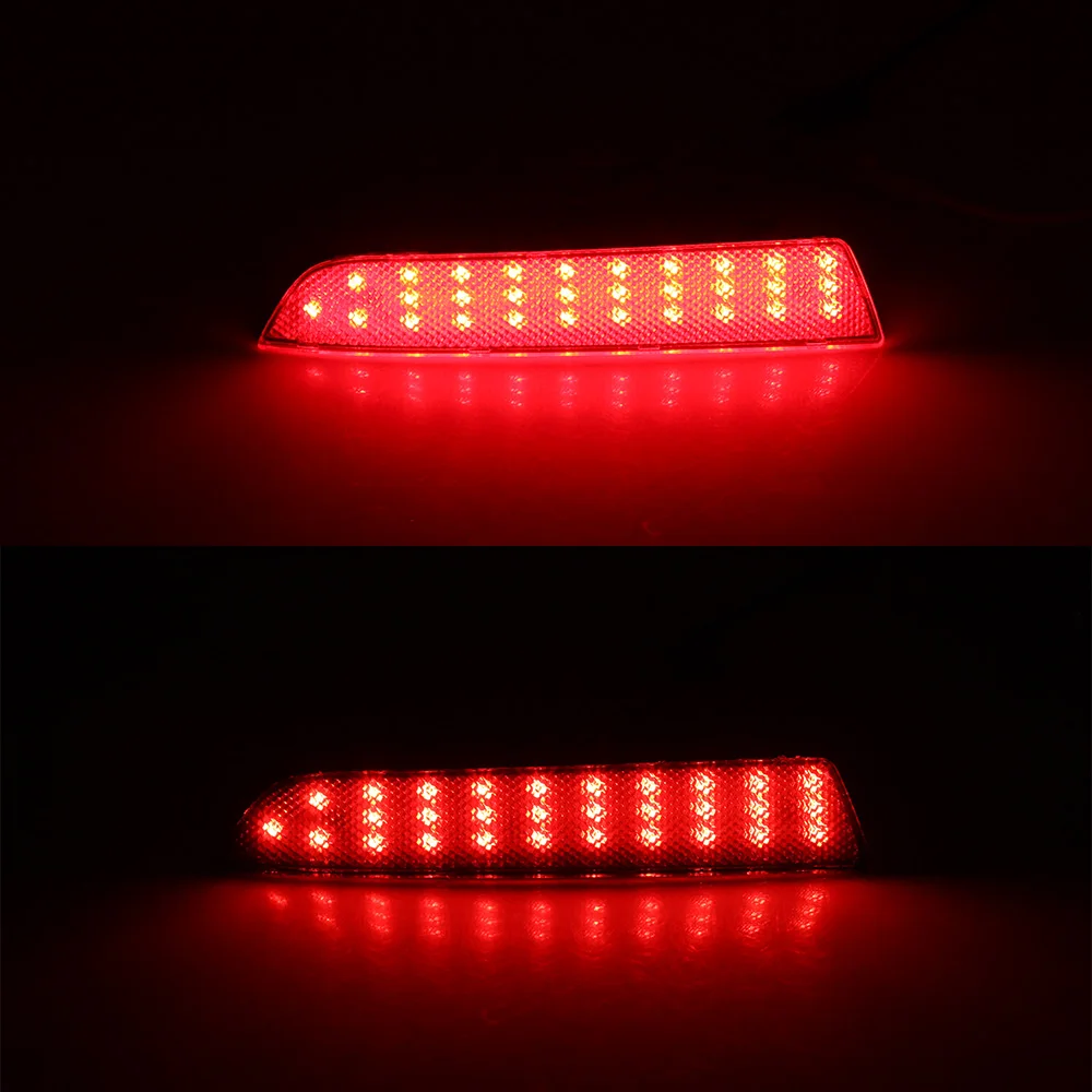 2PCS LED Rear Bumper Brake Lights Canbus For Mercedes-Benz W447 Vito Tourer V-Class 2014-2019 Red/Smoked Lens Tail Stop Lamps - view 6