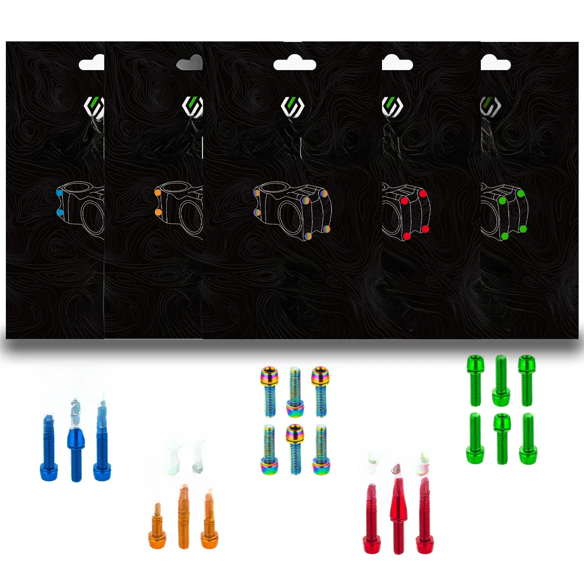 AliExpress CNC Bicycle Stem Bolt Screws 6 Pcs Steel M5x18mm Bike Stem Fixed Bolts SB511