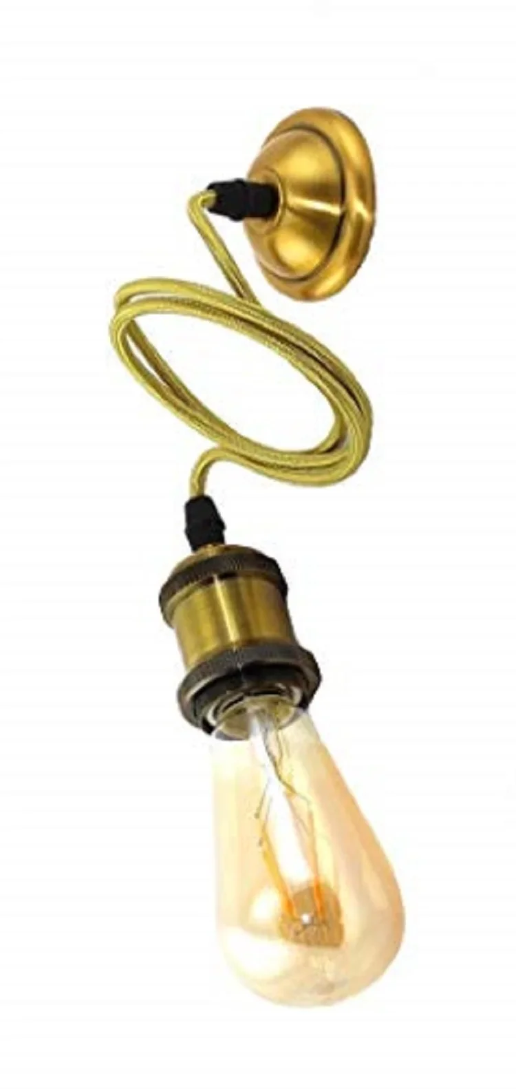Bombillas pera filamento led 4w ac 220v + portátil bracelete e27 bronce