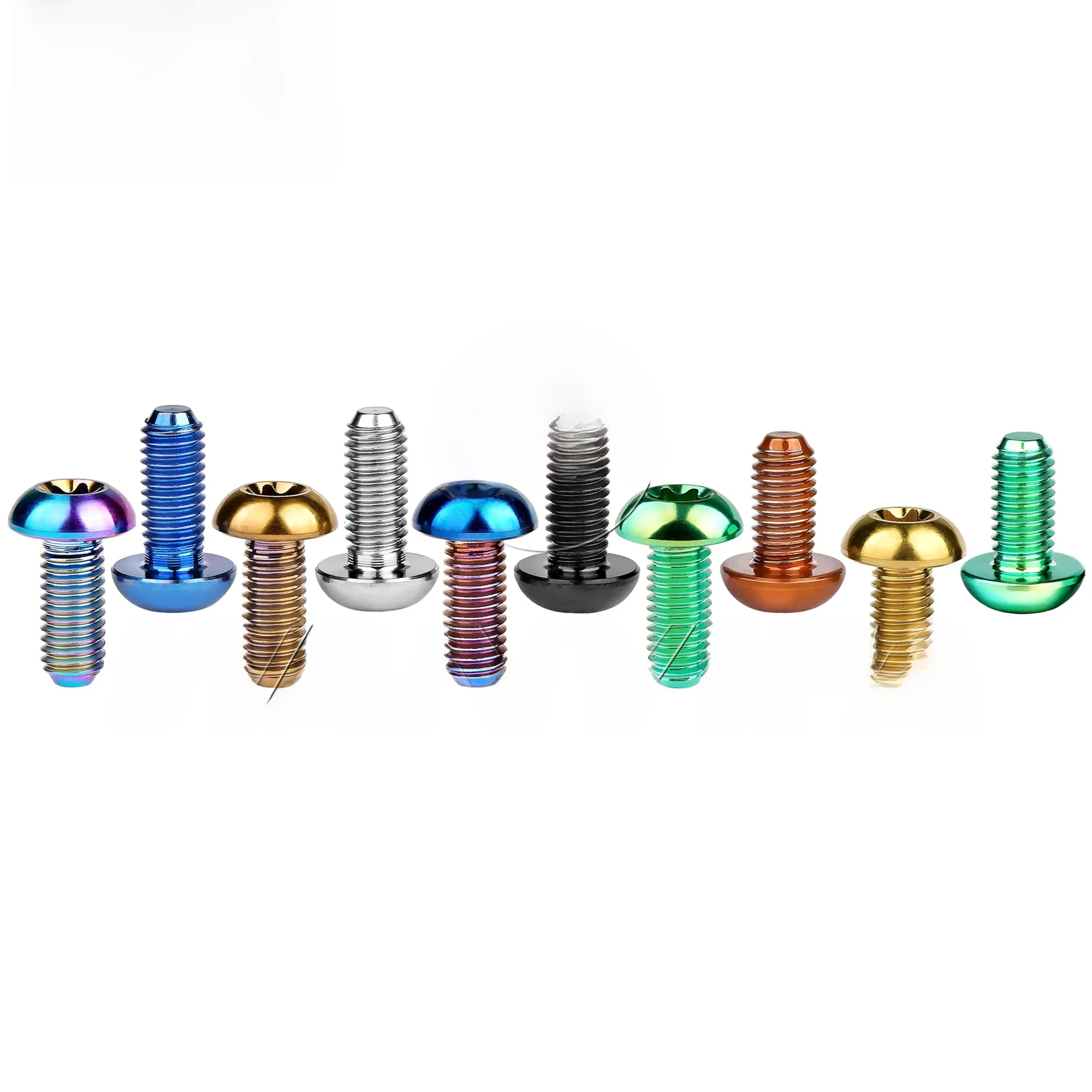 AliExpress Wanyifa Titanium Bolt M5x10 12mm Button Torx T25 Head Screw for Bike Bicycle Disc Rotor Water Bottle Cage Cycling Parts