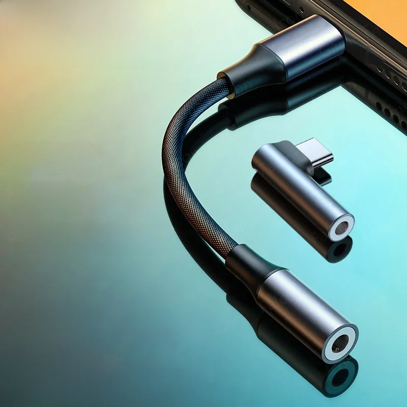 Origina Adapter USB typu C do 3,5 mm Aux Type-c 3,5 Jack Kabel Audio do Samsung Galaxy S23 S22 S21 Ultra S20 Uwaga 20 10 Plus Tab — zdjęcie 2