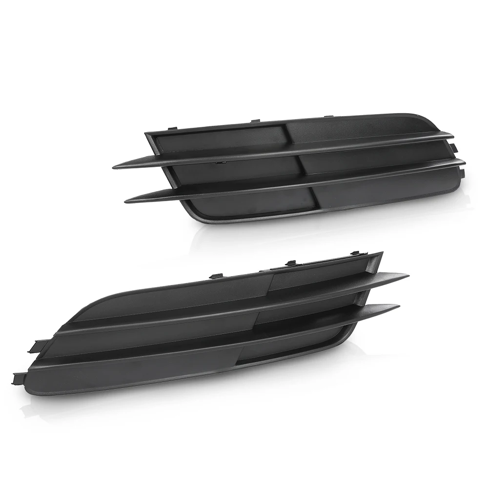 

Комплект из 2 накладок на противотуманные фары переднего бампера для Audi A6 2012-2015, левая и правая, 4G08076819B9 4G0807682F9B9, матовый черный