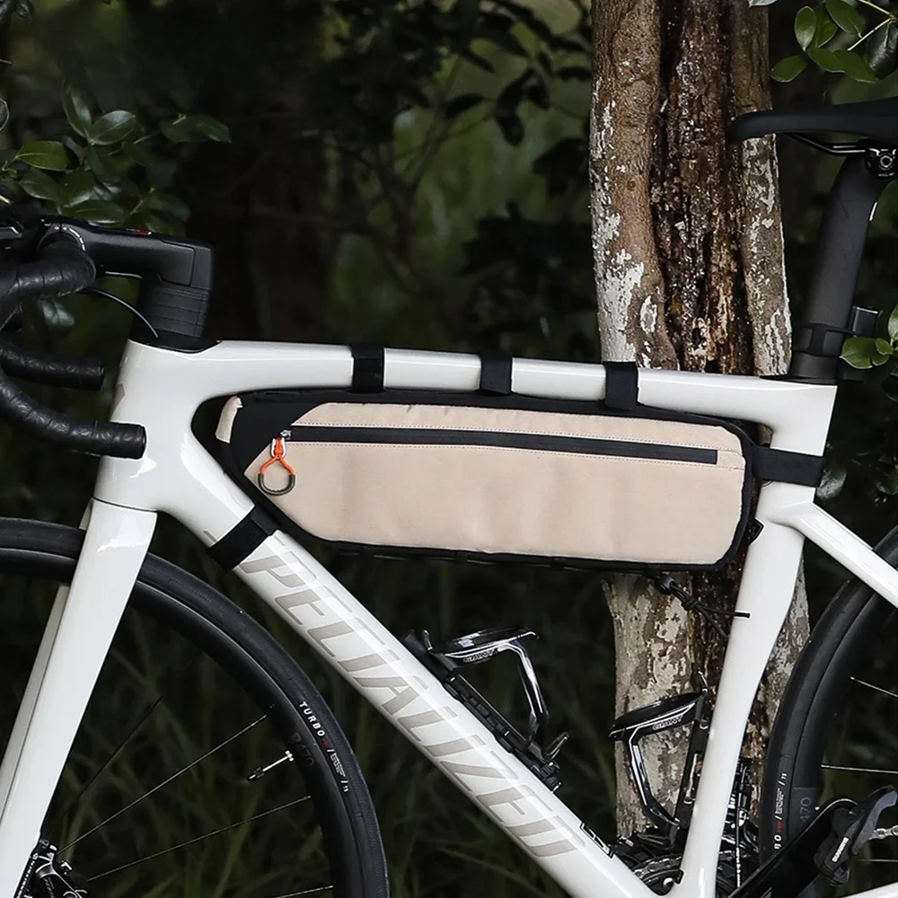 AliExpress Rhinowalk Bike Frame Bag 2.1L/27L Dirt-Resistant MTB Road Gravel Bicycle Triangle Storage Bag Lightweight Under Tube Design