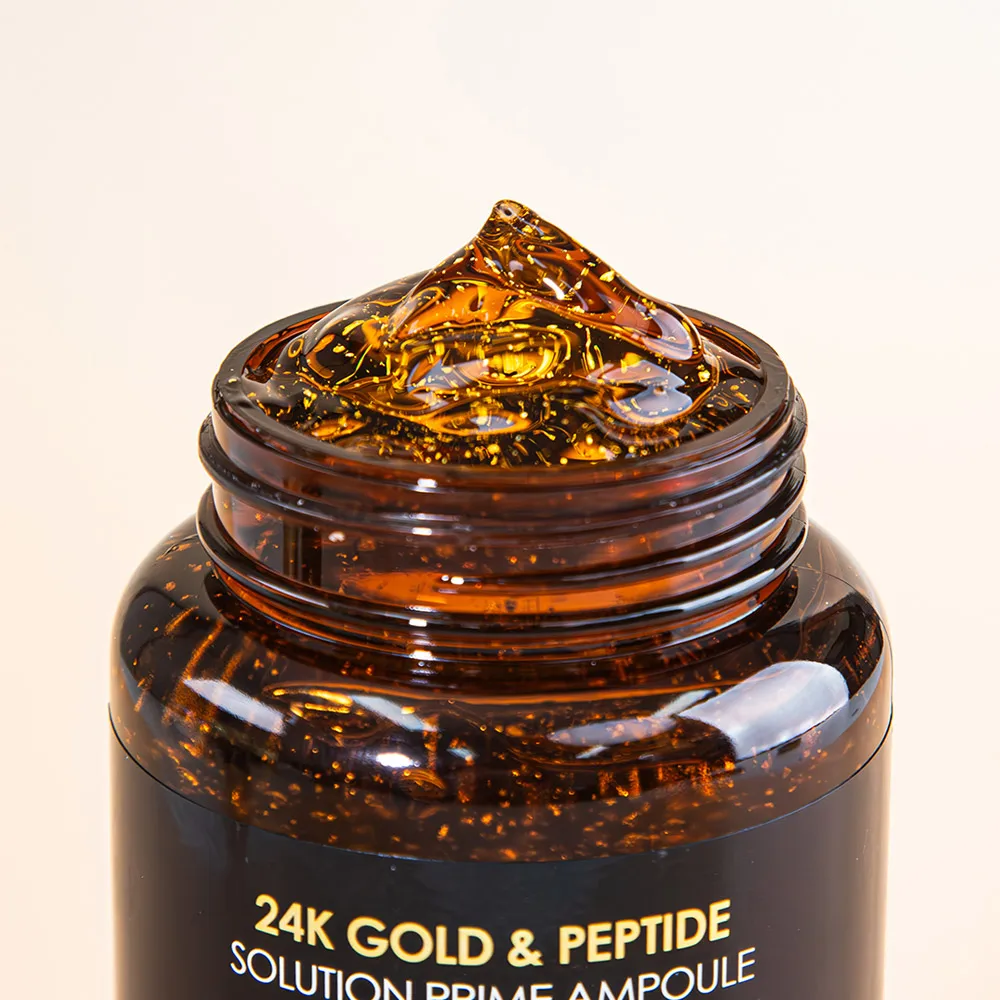 Pamstay 24K Gold & Peptide Solution Prime Large Capacity Ampoule 250ml Dermatology Elasticity Radius