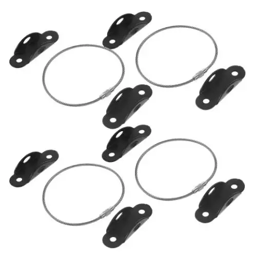 

4 Sets Furniture Fall Preventer Baby Proofing Kit Anchors to Wall for Dresser Strap Safety Bookcase Anti Tip Straps