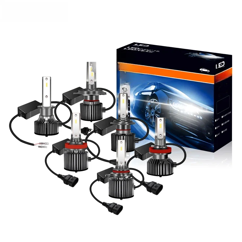 OSRAM-LEDriving YLZ HL H7 H4 LED Farol de carro, H1 H8 H11 H16 HB3 HB4 HIR2 9012, Lâmpadas brancas