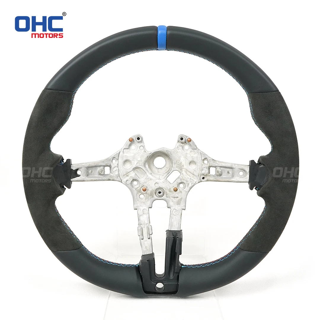 

OHC Smooth leather steering wheel For BMW F10 F11 F20 F21 F22 F25 F30 F31 F32 F33 F34 F36 F01 F06 F07 F12 F13 M3 M5 Car Accessor