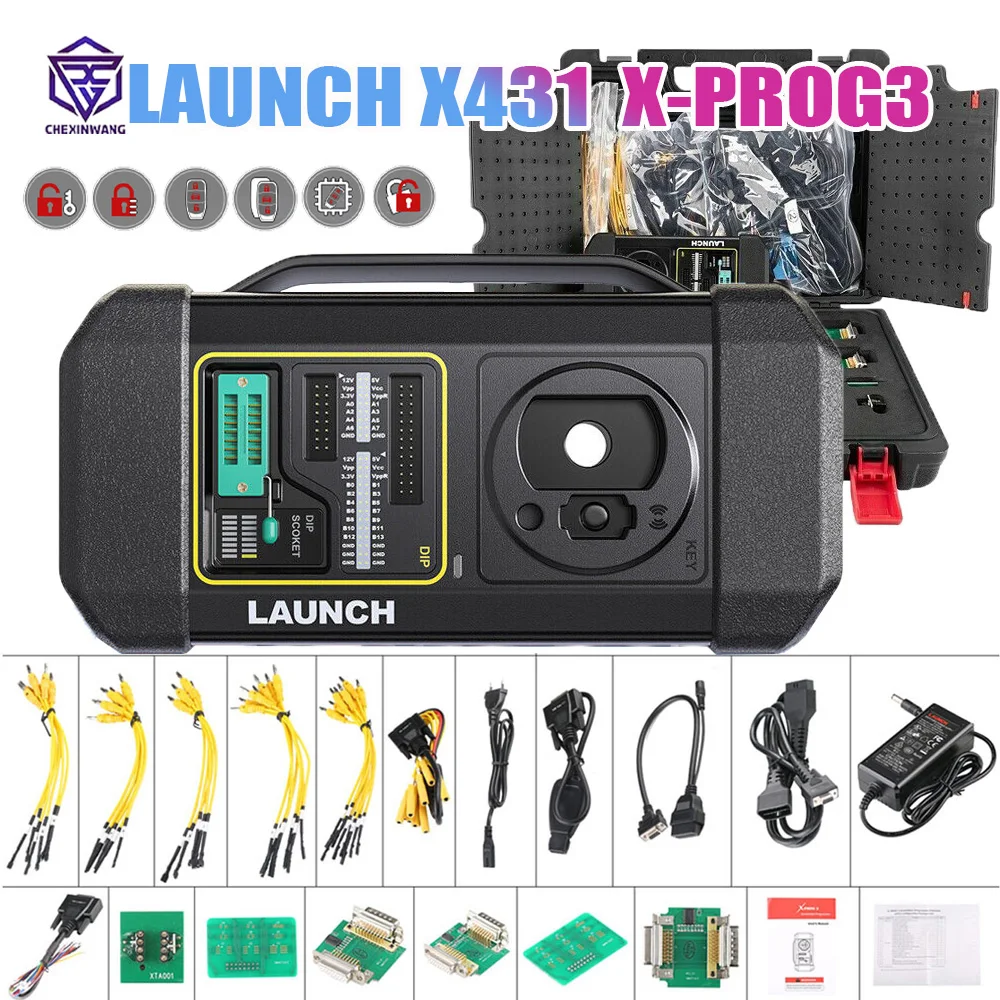 

LAUNCH X431 X-PROG 3 Car Key Programmer Obd2 Scanner XPROG3 Advanced Immobilizer & Auto Programmer XPROG 3 Chip Reader