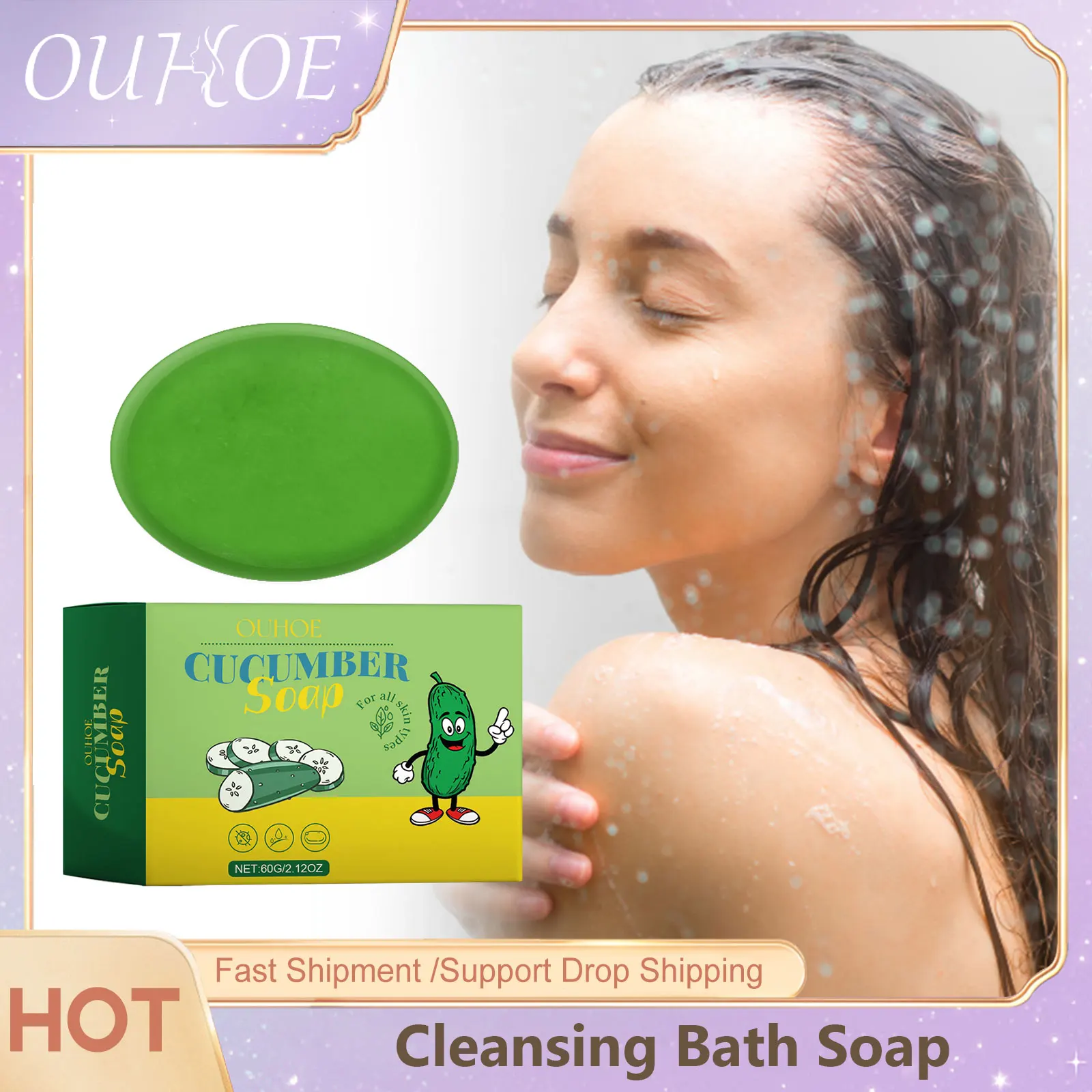 

Pores Cleansing Bath Soap Oil Control Fragrance Long Lasting Smooth Remove Blackhead Nourish Refreshing Exfoliating Shower Soap