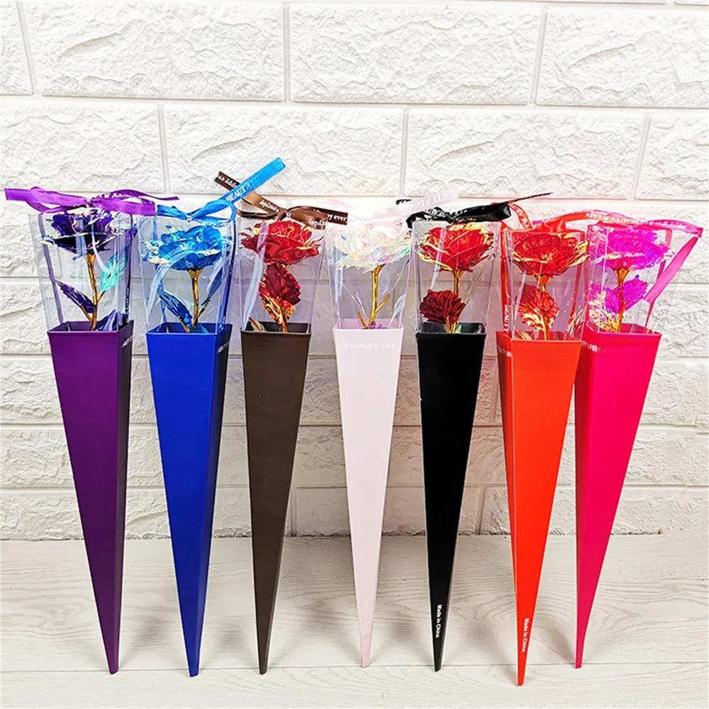 Rose éternelle 24k, fleurs artificielles plaquées or, décoration de mariage, saint-valentin, cadeaux de fête des mères, fausse fleur